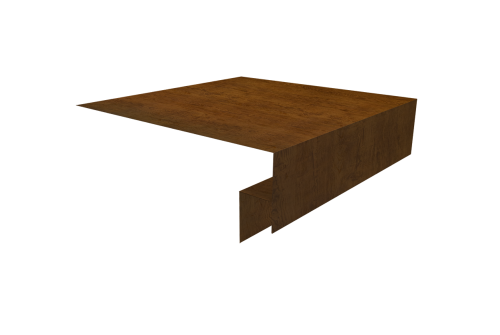 Планка околооконная сложная Блок-Хаус new 200х50х27 Grand Line 0,45 Print-Double Elite Golden Wood (3м)