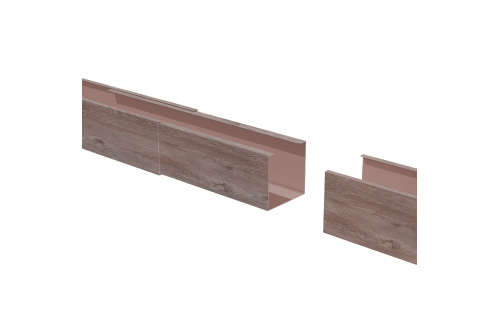 Соединитель профиля для КР Ш50/В50 White Wood Al 0,4