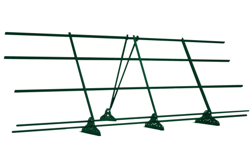 Ограждение кровельное со снегозадержателем на фальц Grand Line 1,2х3м RAL 6005