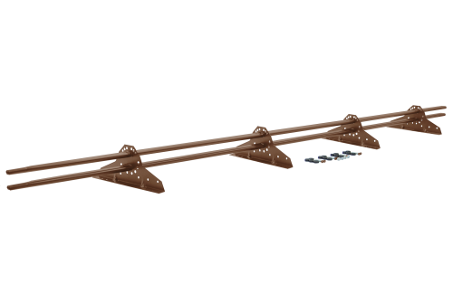 Снегозадержатель трубчатый Grand Line RAL 8024 3м
