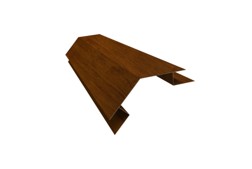 Планка угла внешнего сложного 135 градусов Блок-Хаус new Grand Line 0,45 Print-Double Premium Golden Wood Intense F (2м)