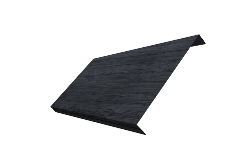 Ламель обратная 200 забора жалюзи Texas Grand Line 0,45 Print Premium Grey Wood TwinColor