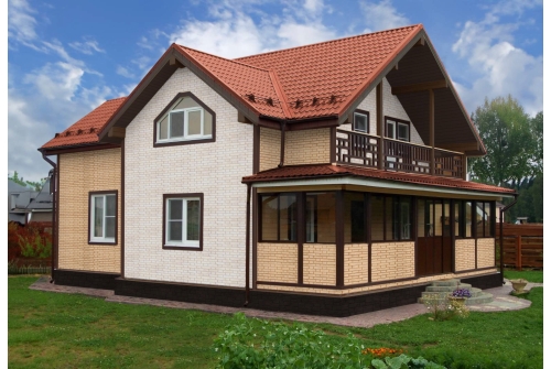 Панель ЯФАСАД Grand Line Балтийский кирпич Classic песок