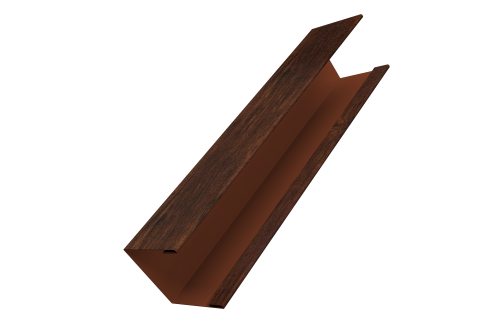 Крышка для забора жалюзи Milan Slim Grand Line 0,45 Print Premium Cherry Wood Dark FTC (3м)