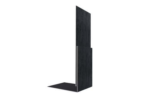 Планка приемная оконная Grand Line 0,45 Print Premium Grey Wood TwinColor (3м)