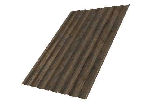 Профнастил С20B Grand Line 0,45 Print Elite Nordic Wood TwinColor
