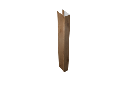Стойка для забора жалюзи Texas (для калиток и ворот) Grand Line 0,45 Print Premium Pine Wood Fresh (3м)