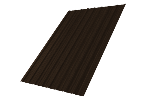 Профнастил С10A Grand Line 0,45 Print Elite Coffee Wood TwinColor