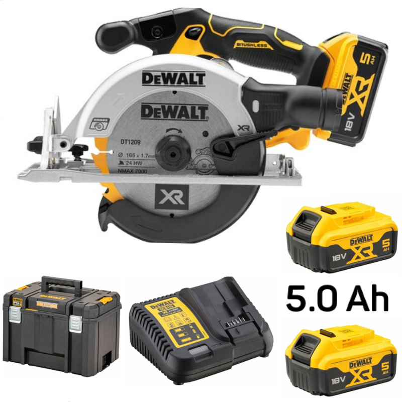 Аккумуляторная дисковая пила DeWalt DCS565P2