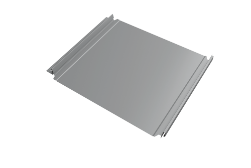 Кликфальц Double Pro Grand Line 0,45 PE с пленкой на замках RAL 7004 сигнальный серый