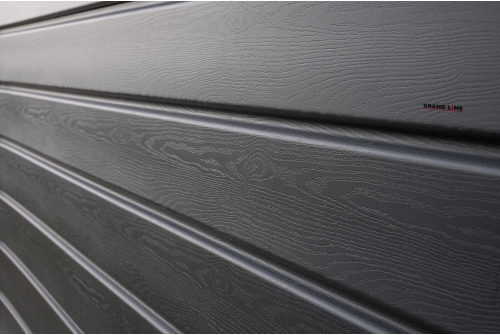 Сайдинг Double-брус Grand Line Acryl графит (3,0м)