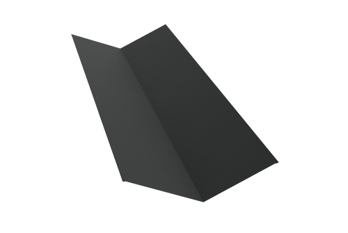 Планка ендовы верхней 145х145 Grand Line 0,5 PurPro Matt 275 RAL 7016 антрацитово-серый (2м)