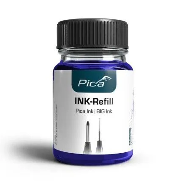 Чернила для маркеров Pica INK Синий + 2 стержня