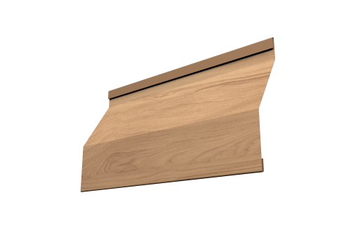 Ламель забора жалюзи Milan Slim Grand Line 0,45 Print Elite Honey Wood TwinColor