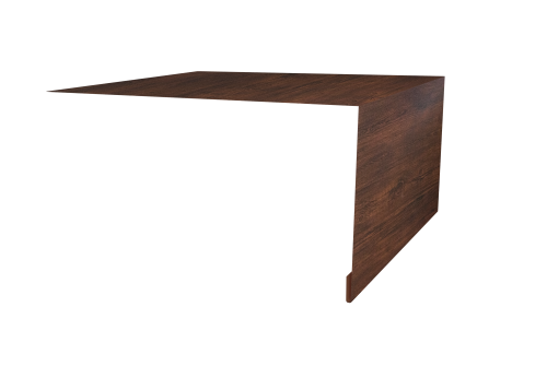 Планка околооконная простая 250х50 Grand Line 0,4 Print Premium Cherry Wood Dark FTC (3м)