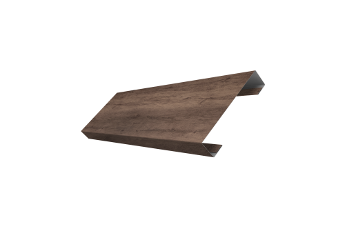 Ламель лицевая 100 забора жалюзи Texas Grand Line 0,45 Print Premium Almond Wood Fresh
