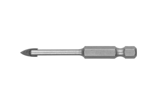 Сверло по стеклу и кафелю Зубр (d6мм), 2x кромка, Hex 1/4 (29840-06)
