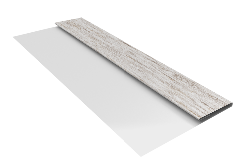 Планка стартовая Блок-Хаус new Grand Line 0,45 Print Elite Snow Wood TwinColor (2м)