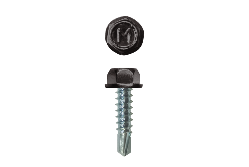 Саморез для забора по металлу Daxmer 4,8х19 без шайбы св.№2 (500шт) RR 32