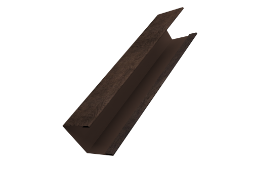 Крышка для забора жалюзи Milan Slim Grand Line 0,45 Print Elite Antique Wood TwinColor (2,5м)
