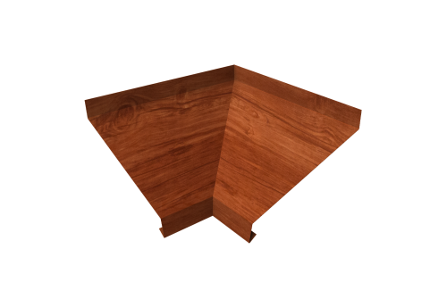 Угол отлива внутренний 100 Grand Line 0,45 Print Elite с пленкой Rowan TwinColor