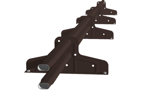 Снегозадержатель Стандарт Т4 d 40х20 RR 32 (3м)