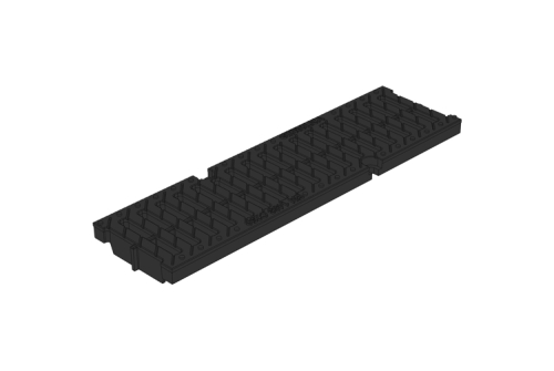 Решетка водоприемная Gidrolica Pro РВ -10.13,5.50 - щелевая пластиковая, кл. С250 (509)