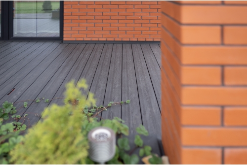 Террасная доска ДПК Grand Line 140мм вельвет и тиснение под дерево венге 3м (БШТ)