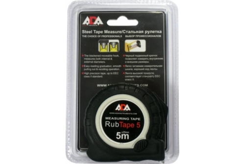 Рулетка ударопрочная ADA Rubtape 5 (А00156)