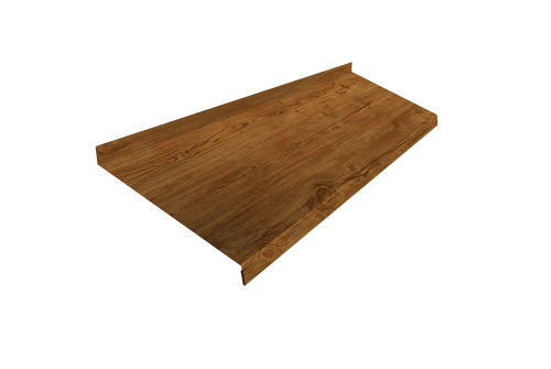 Отлив простой 200 Grand Line 0,45 Print Elite Golden Wood TwinColor (3м)