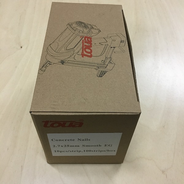 Гвозди по бетону Toua CN 2,7х25 мм (1000 шт)