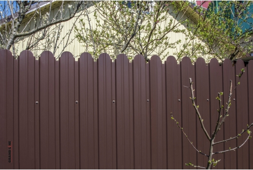 Профнастил C10A фигурный Grand Line 0,4 PE RAL 8017 шоколад