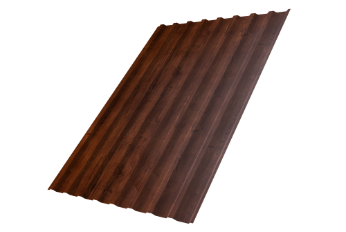 Профнастил С20B Grand Line 0,4 Print Premium Cherry Wood Fresh TwinColor