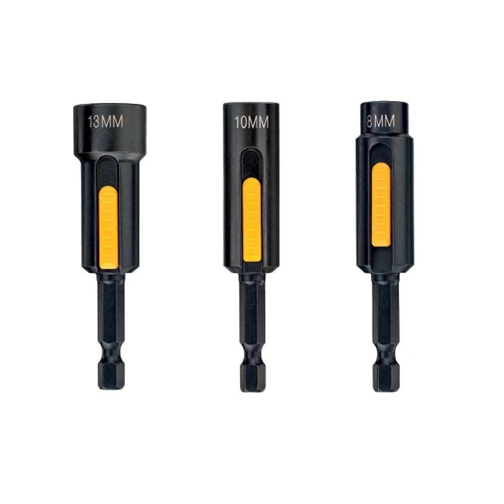 Торцевой ключ 8, 10, 13 мм магнитный DeWalt IMPACT Easy Clean DT7460-QZ (3 шт)