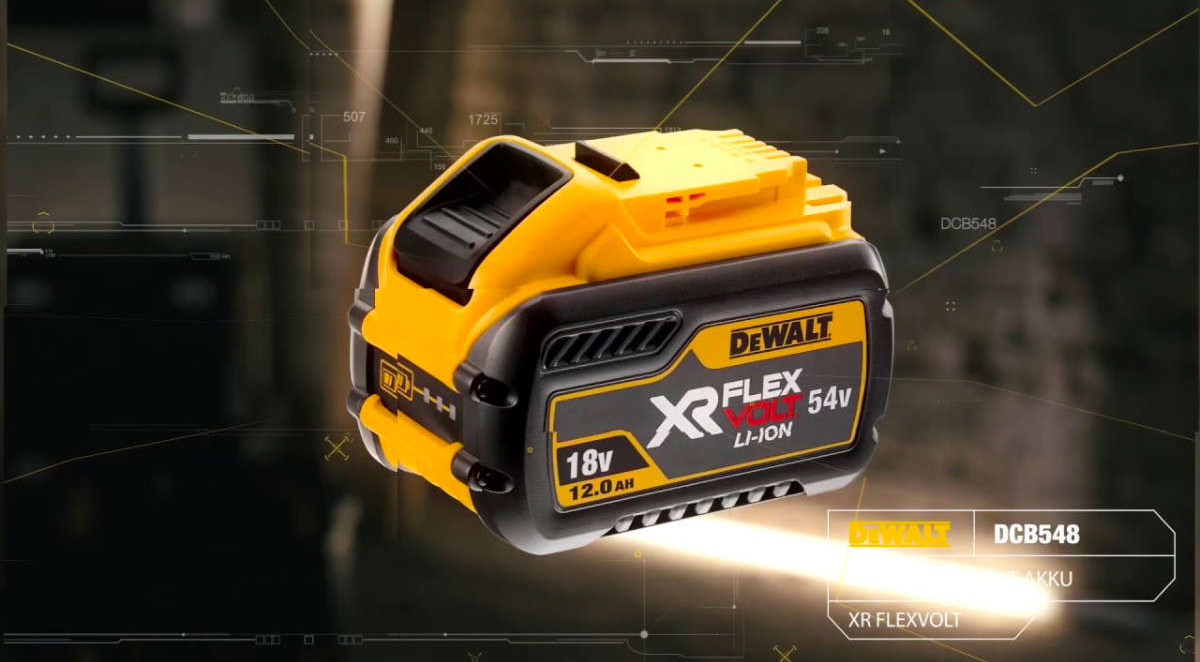 Аккумулятор DeWalt XR Flexvolt 18/54V 12.0Ач