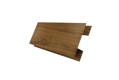 Планка H-образная Блок-Хаус new Grand Line 0,45 Print-Double Elite Golden Wood (2м)