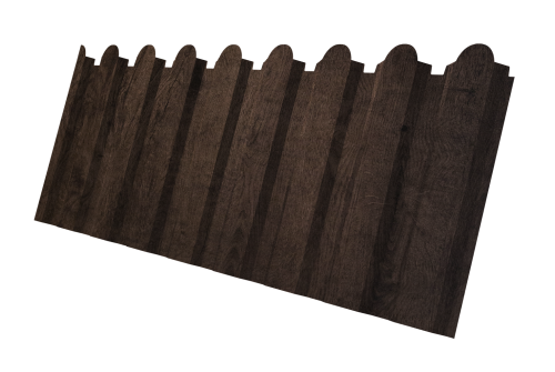 Профнастил С20A фигурный Grand Line 0,45 Print Elite Antique Wood TwinColor