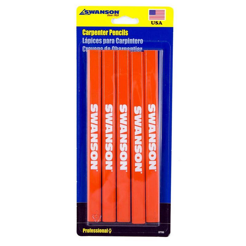 Карандаши плотницкие Swanson Carpenter Pensils (5 шт)