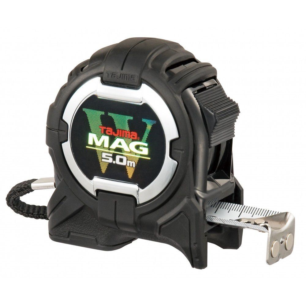 Рулетка с магнитной базой Tajima W-Mag 5 м x 25 мм