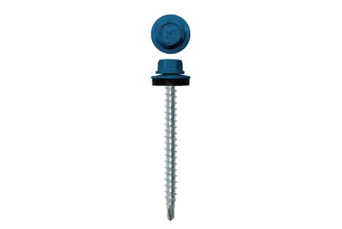 Саморез кровельный Daxmer 4,8х50 (150шт) сверло №1 RAL 5005
