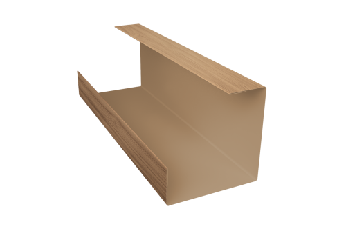Планка угла внутреннего составная нижняя 0,45 Print Elite Honey Wood TwinColor (3м)