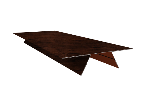Планка стыковочная составная верхняя 0,45 Print Elite Cherry Wood TwinColor (2м)