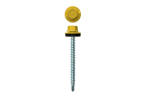 Саморез кровельный 4,8х50 (150шт) сверло №1 RAL 1018