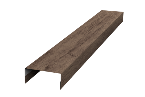 Крышка 45х20 для забора жалюзи Texas Grand Line 0,45 Print Premium Almond Wood Fresh (3м)
