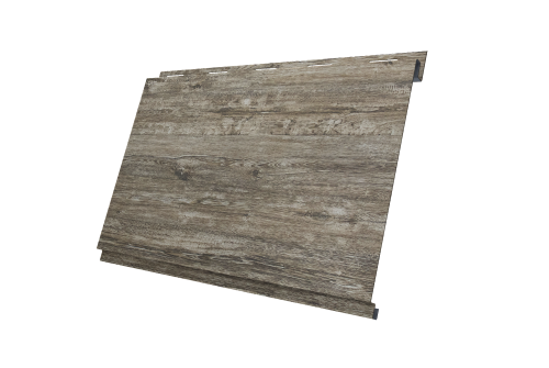 Софит металлический Вертикаль 0,2 classic Grand Line 0,45 Print Elite с пленкой Nordic Wood TwinColor