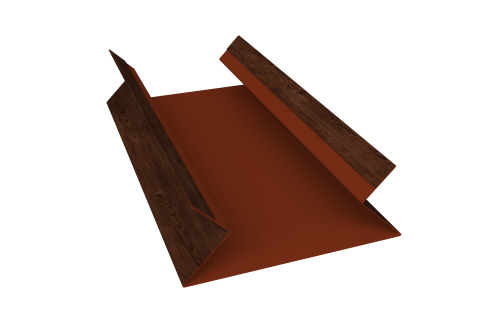 Планка угла внутреннего составная верхняя 0,45 Print Elite Cherry Wood TwinColor (2м)