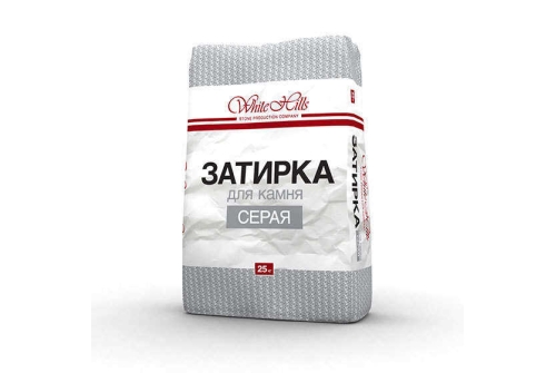 Затирка цементная для тротуарной плитки White Hills серая (25кг)