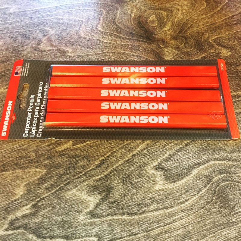 Карандаши плотницкие Swanson Carpenter Pensils (5 шт)