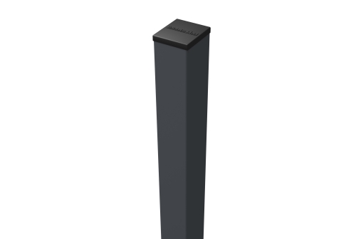 Столб 62х55х1,4х2500 RAL 7024 5 отверстий (1,53/1,73/2,03)