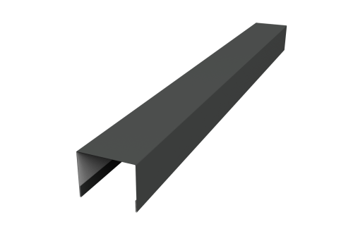 Крышка для забора жалюзи Palermo Grand Line 0,5 Satin RAL 7016 антрацитово-серый (3м)